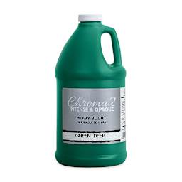 Chroma 2 Washable Tempera - Green Deep, 67.7 oz