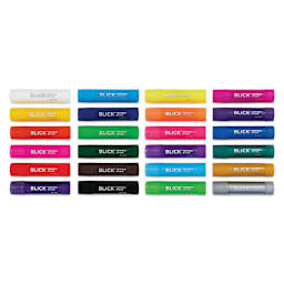 Blick Essentials Tempera Paint Sticks - Set of 24 with caps on