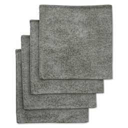 Craft Express Sublimation Printing Square Pillow Case - Dark Grey Vegan Leather, Pkg of 4 (out of packaging)