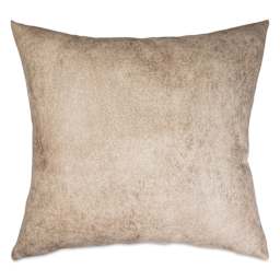 Craft Express Sublimation Printing Square Pillow Case - Brown Vegan Leather, Pkg of 4 (blank pillow case, pillow not included)