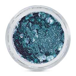 Snazaroo Bio Glitter Kit - Sky Blue (Close-up of Glitter)
