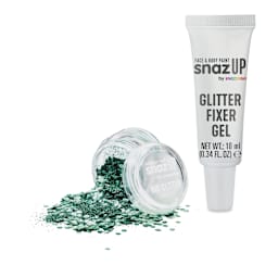 Snazaroo Bio Glitter Kit - Turquoise (Glitter and Fixer Gel)