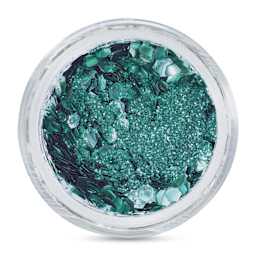 Snazaroo Bio Glitter Kit - Turquoise (Close-up of Glitter)