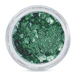Snazaroo Bio Glitter Kit - Green (Close-up of Glitter)