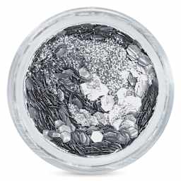 Snazaroo Bio Glitter Kit - Silver (Close-up of Glitter)