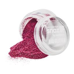 Snazaroo Face & Body Bio Glitter - Pink, Fine, 5 g (Glitter spilling out of jar)