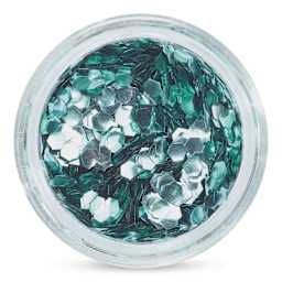 Snazaroo Face & Body Bio Glitter - Turquoise, Chunky, 3 g
