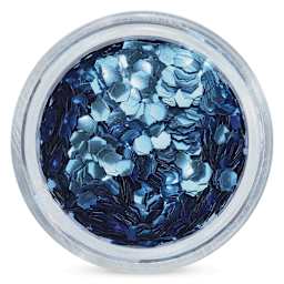 Snazaroo Face & Body Bio Glitter - Ocean Blue, Chunky, 3 g