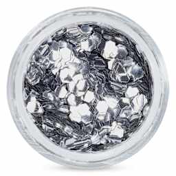 Snazaroo Face & Body Bio Glitter - Silver, Chunky, 3 g