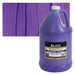 Blick Washable Tempera Paint - Violet, Gallon and swatch
