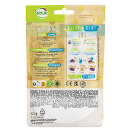 Pebeo Tactilcolor Powder Gouache Paint - Pink, 100 g (3.5 oz) Bag (back of packaging)