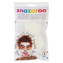 Snazaroo Face Paint Sponge Set - Semi Circle Sponges, Pkg of 4