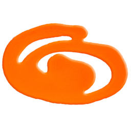 Primo Tempera Paint - Fluorescent Orange swatch