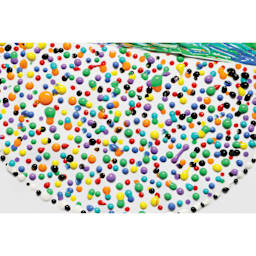 Dots created with Primo Tempera Paints.