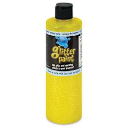 Chroma Glitter Tempera Paint - Yellow Glitter, 16 oz