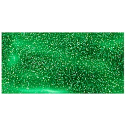 Chroma Glitter Tempera Paint - Green Glitter swatch