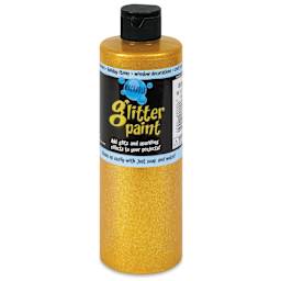 Chroma Glitter Tempera Paint - Gold Glitter, 16 oz