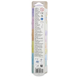 Primo Premium Tempera Paints - Set of 6, Pastel Colors, 25 ml - back of packaging