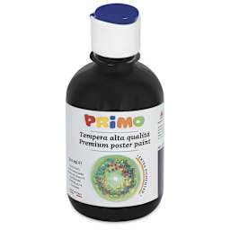 Primo Premium Tempera Paint - Black, 300 ml
