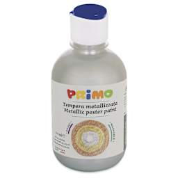 Primo Premium Tempera Paint - Metallic Silver, 300 ml