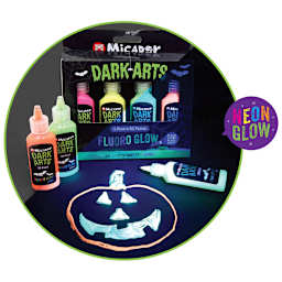 Neon Fluoro Glow 3D Paint Set 4-Color Set