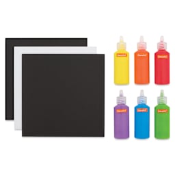 DecoArt Blob Painting Creative Discovery Set contents