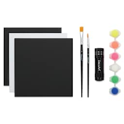 DecoArt Blacklight Neon Art Creative Discovery Set