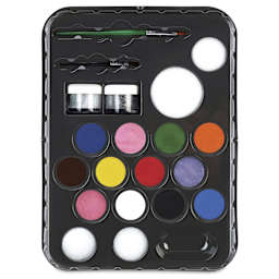 Snazaroo Face Paints - Ultimate Party Pack, Set of 21, contents shown