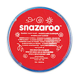 Snazaroo Face Paints - Top view of jar of Red Face Paint