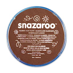 Snazaroo Face Paint - Light Brown, 18 ml container