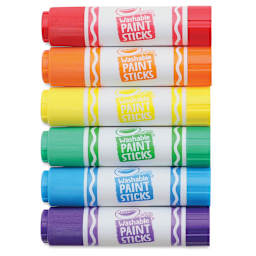 Crayola Washable Paint Sticks - Set of 6, Assorted Colors