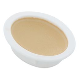 Close up of a Prang Oval Watercolor Refill in White