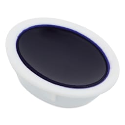 Close up of Prang Oval Watercolor Refill in Blue-Violet.