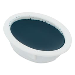 Close up of Prang Watercolor Refill Blue-Green