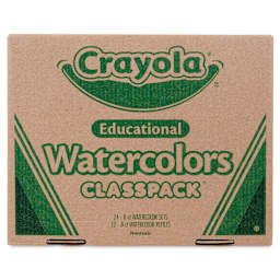 Crayola Educational Watercolor Pans - Set of 36, front of the box