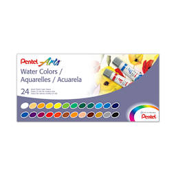 Pentel Watercolor Set, 24-Colors