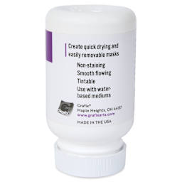 Grafix Incredible White Mask Liquid Frisket - 4.5 oz bottle side