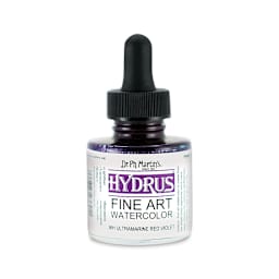 Dr. Ph. Martin"s Hydrus Fine Art Liquid Watercolors - Ultramarine Red Violet, 1 oz bottle