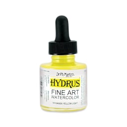 Dr. Ph. Martin's Hydrus Fine Art Liquid Watercolors - Hansa Yellow Light, 1 oz bottle