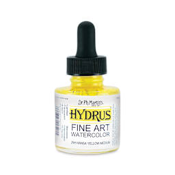 Dr. Ph. Martin's Hydrus Fine Art Liquid Watercolors - Hansa Yellow Medium, 1 oz bottle