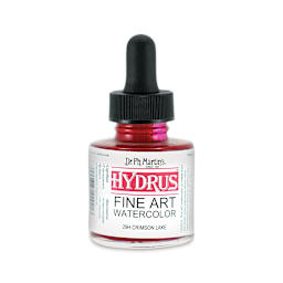 Dr. Ph. Martin's Hydrus Fine Art Liquid Watercolors - Crimson Lake, 1 oz bottle