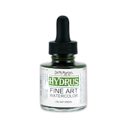 Dr. Ph. Martin's Hydrus Fine Art Liquid Watercolors - Sap Green, 1 oz bottle