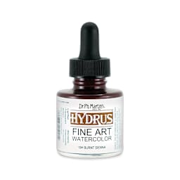Dr. Ph. Martin's Hydrus Fine Art Liquid Watercolors - Burnt Sienna, 1 oz bottle
