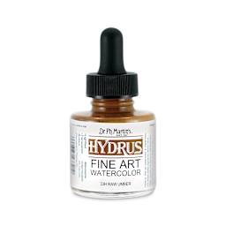 Dr. Ph. Martin's Hydrus Fine Art Liquid Watercolors - Raw Umber, 1 oz bottle