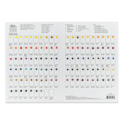 Winsor & Newton Professional Watercolor - Dot Card, 115 Colors