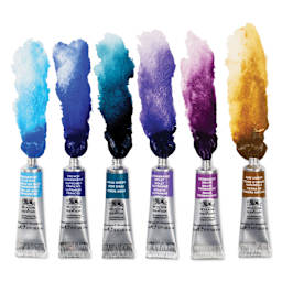 Winsor & Newton Professional Watercolor - Set of 6, Granulating, 5 ml