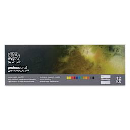 Winsor & Newton Professional Watercolor – Customizable Travel Tin, Set of 12 (Front of package)