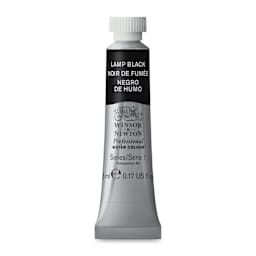 Winsor & Newton Professional Watercolor - Lamp Black, 5 ml Tube