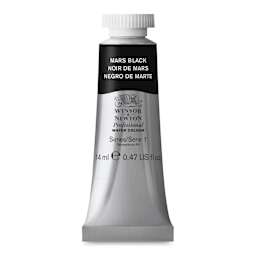Winsor & Newton Professional Watercolor - Mars Black, 14 ml Tube