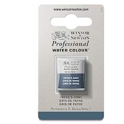 Winsor & Newton Professional Watercolor - Payne's Gray, Half Pan